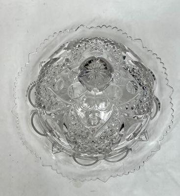 Vintage Clear Butter Dish