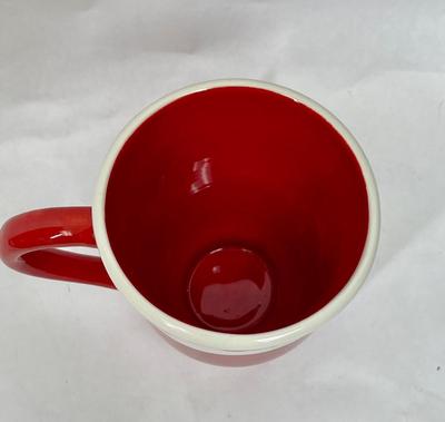 Terramoto Ceramic Red & White Cherry Coffee Cup Mug
