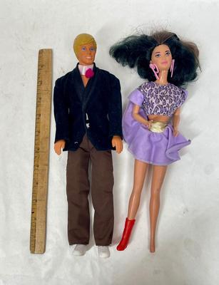 Vintage Ken & Animal Lovin Nikki - Mattel Barbie Dolls - as is