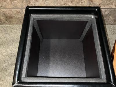 Ottoman with serving tray