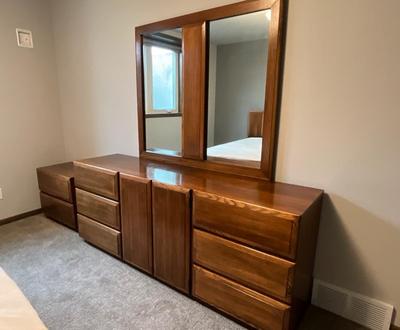 Complete Set of Beautiful Solid Wood bedroom furniture