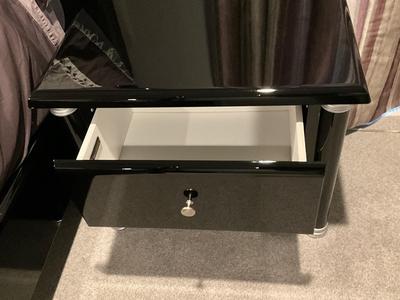 Millennium Contemporary Lacquer Night Stand