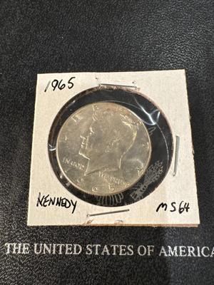 1965 KENNEDY US COIN MS 64