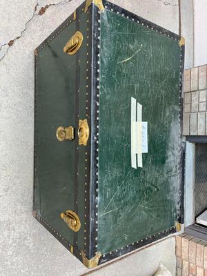 Trunk 22.5" x 20" x 36" Wood is Good - Rusted Spot on Bottom Sheet