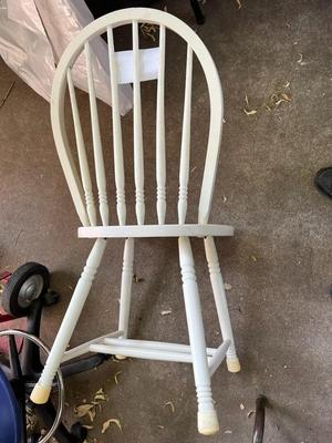 White Wood Chair