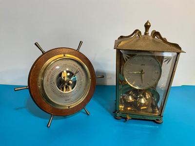 Schatz desk clock and Barometer