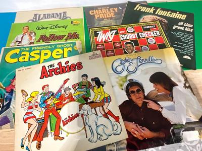 Vintage record albums