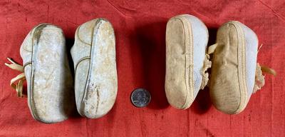 Vintage/Antique Baby Shoes - 2 Pairs