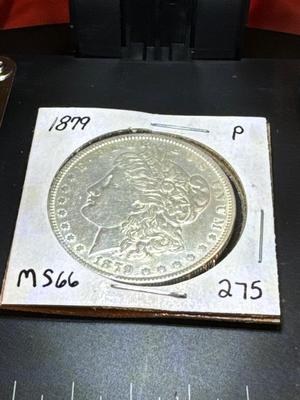 1879 P MORGAN MS 66