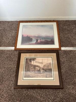 2 FRAMED PICTURES