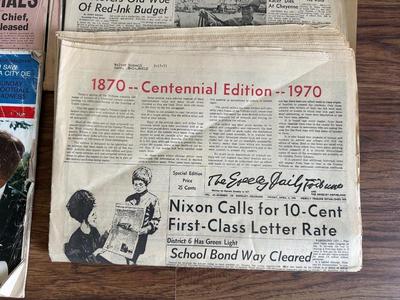 VINTAGE NEWSPAPERS AND MAGAZINES