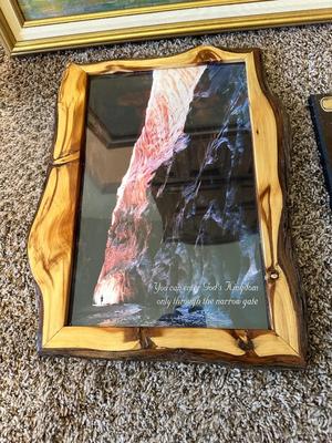 SIGNED OIL PAINTING AND WALL DECOR