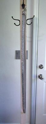 2 Women's Vintage Belts, 1940-50s & Retro Glitter Belt, 42"