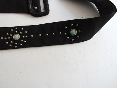2 Women's Vintage Belts, 1940-50s & Retro Glitter Belt, 42"