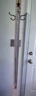 2 Women's Vintage Belts, 1940-50s & Retro Glitter Belt, 42"