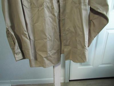 Men's Button Down Shirt, Poly/Cotton Blend