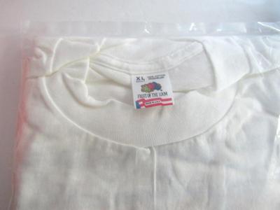 XL White T-Shirt, Alpine Advertising, Never Used, Sealed in Package