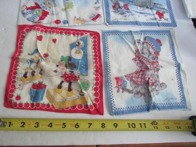 Lot of Vintage Kid's Hankies