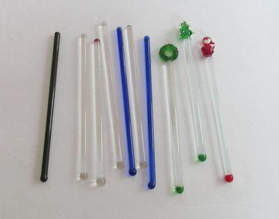 Vintage Glass Swizzle Sticks/Stirrers