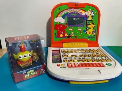 Laptop and Pixar Remix