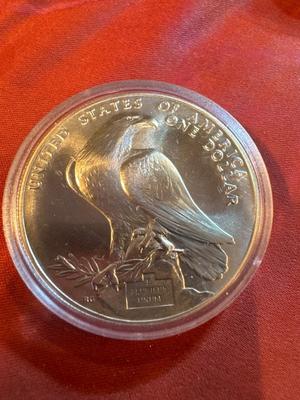 1984 U S OLYMPICS LOS ANGELES .999 silver 1 Troy Oz