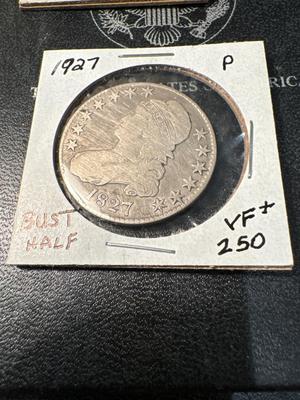 1927 BUST HALF P VF +