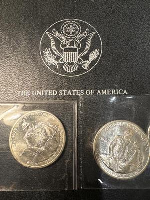 1982 George Washington BU Commemorative Half dollar 90% silver Lot of 2