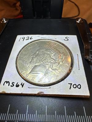 1926 S PEACE DOLLAR US COIN SILVER 1006