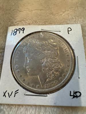 1879 P MORGAN XVF US COIN SILVER 1028