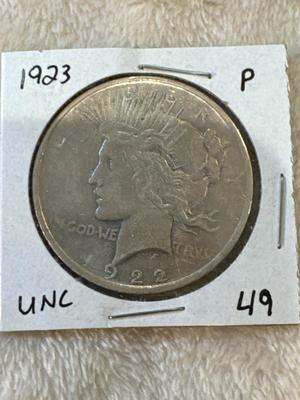 1923 P MORGAN UNCIRCULATED 1034