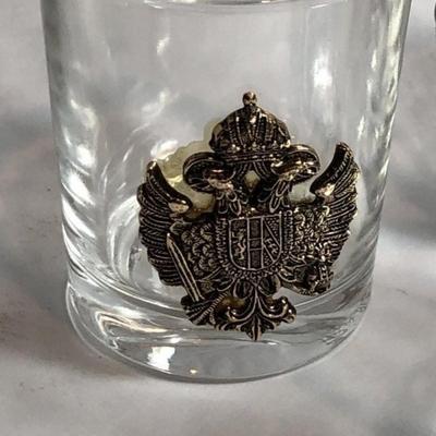 4-Vintage Russian Shot Glasses Made in France as Pictured.