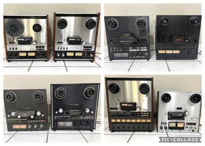 Reel to Reel Lot of 8 - TEAC, PIONEER, FOSTEX