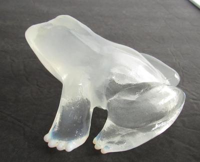 Older Mosser Glass Frog, Colorless Opalescent