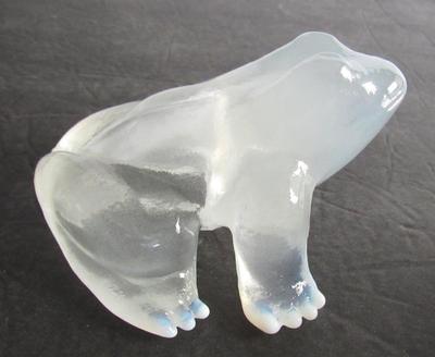 Older Mosser Glass Frog, Colorless Opalescent