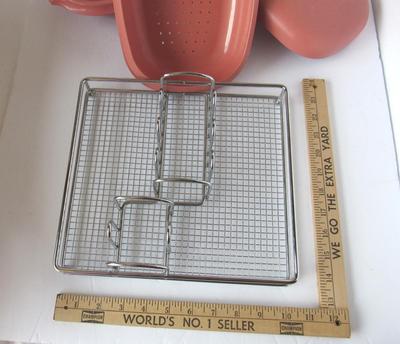 Nice Vintage Tupperware Steamer Cooking Tray, Utensil/Napkin Holder