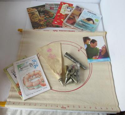 Pastry Frame, Cake Decorating Set, Pampered Chef Cookbooks