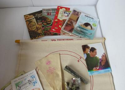 Pastry Frame, Cake Decorating Set, Pampered Chef Cookbooks