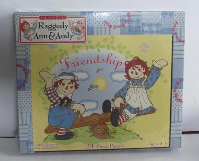 Older Raggedy Ann Game and Puzzle, Still Sealed