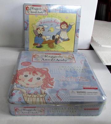 Older Raggedy Ann Game and Puzzle, Still Sealed