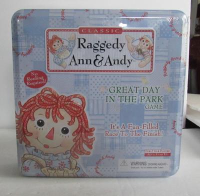 Older Raggedy Ann Game and Puzzle, Still Sealed