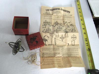 Old Wonderful Gyroscope in Orig Box