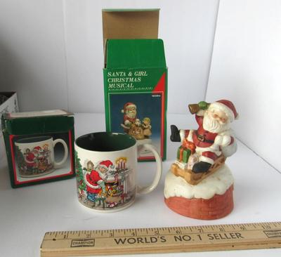 Santa Mug and Music Box