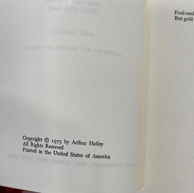 2 Arthur Hailey hardcover books - THE MONEY-CHANGERS & RUNAWAY ZERO-EIGHT