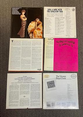 Vinyl Record Lot - 6 Records - 1950-1960's - Nancy Wilson, Enoch Light, Kingston Trio, etc