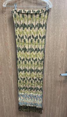 Long Rectangular Scarf Fall Colors