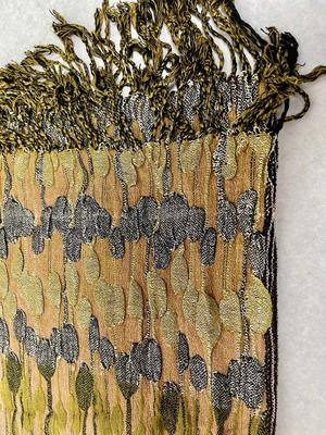 Long Rectangular Scarf Fall Colors