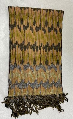 Long Rectangular Scarf Fall Colors