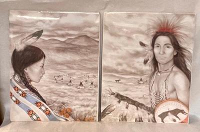 Native American Indian Prints by Amy Franks - Signed