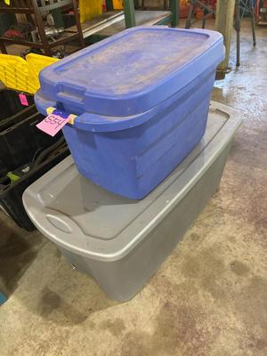 S54-two large plastic totes