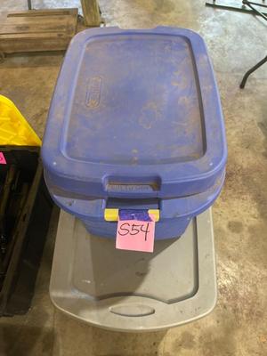 S54-two large plastic totes